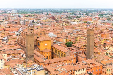 Bologna görünümü kulenin şehir