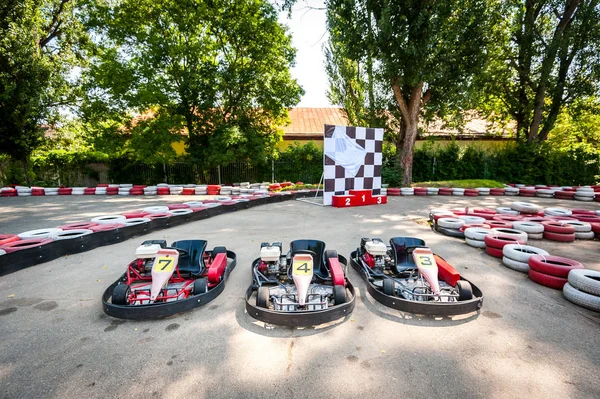 Go-Kart Speed Drive Rennen Sport-Wettbewerb — Stockfoto