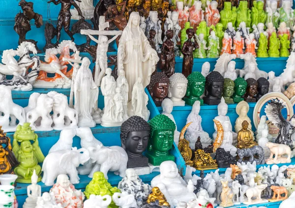 Een sculptuur winkel in marmer-gebergte in Vietnam — Stockfoto