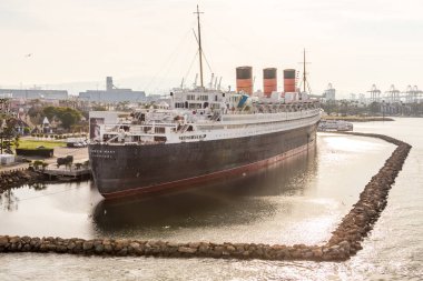 Queen Mary Long Beach California Abd Limanı'nda demirledi
