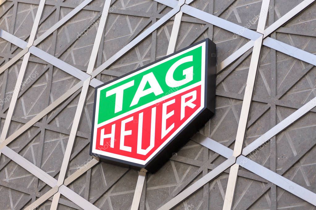 NEW YORK, USA - MAY 15, 2019: The Tag Heuer store on 5th Ave in New York City at daytime