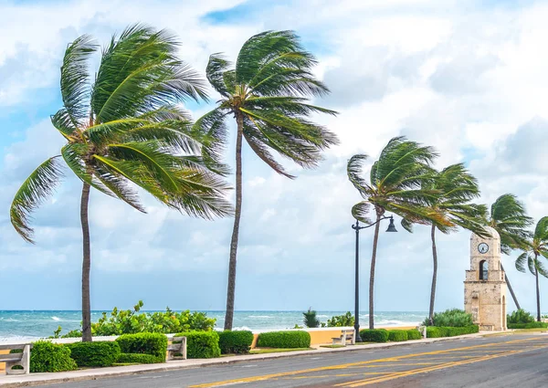 Palm Beach Worth Avenue clock tower Florida USA — Stock Photo, Image