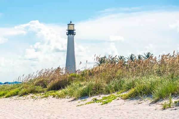 Cape Florida Lighthouse, Key Biscayne, Miami, Florida, Verenigde Staten — Stockfoto