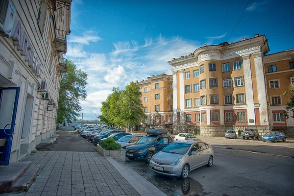 Bela Cidade Tver Sua Arquitetura — Fotografia de Stock