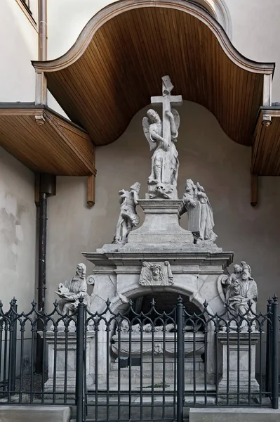 Composición Escultórica Tumba Vacía Capilla Kampians Cerca Catedral Basílica Asunción —  Fotos de Stock