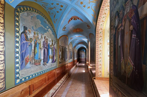 Maanalainen Temppeli Kunniaksi Job Pochayiv Holy Dormition Pochayiv Lavra Ukraina — kuvapankkivalokuva