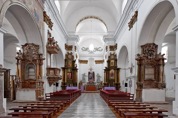 Das Beschädigte Innere Fragment Der Erlöserkirche Zbarazh 1600 Ukraine — Stockfoto