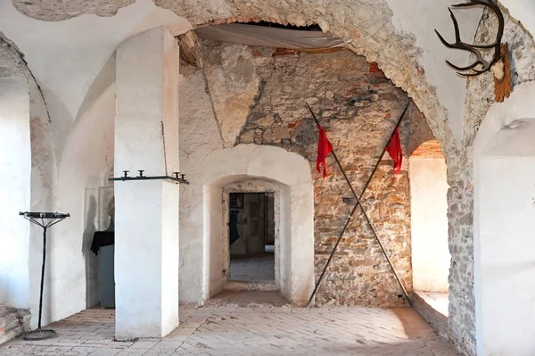 Chynadiyovo Ucrânia Abril 2017 Interior Dos Quartos Castelo São Miguel — Fotografia de Stock