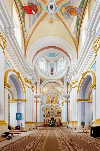 Interior Saint Ignatius Loyola Stanislaus Kostka Church Kremenets Church Kremenets — Stockfoto
