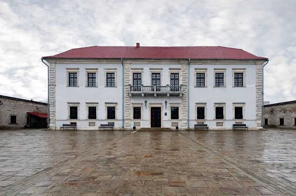 Huvudbyggnaden Och Inre Gården Zbarazh Slott Befäst Försvar Fäste Zbarazh — Stockfoto