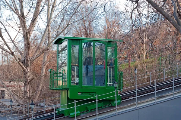 Den Närbild Funicular Car Odesa Ukraina — Stockfoto