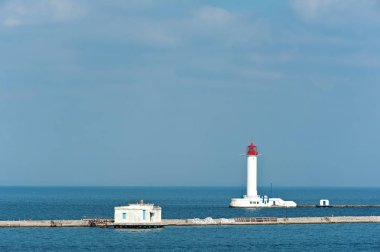 Odessa, Ukrayna 'da Vorontsov deniz feneri manzarası