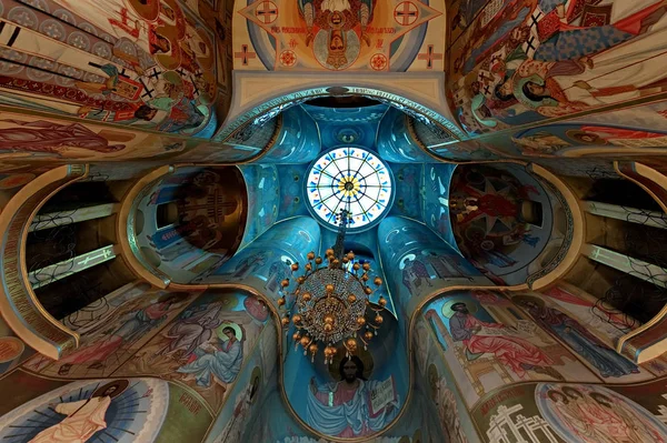 Dipinto Soffitto Della Chiesa Del Santo Martire Tatiana Odessa Ucraina — Foto Stock