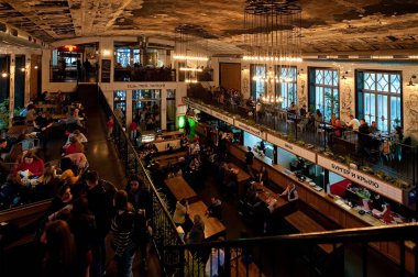 The City Food Market (best street food vendors under one roof) in Odesa, Ukraine