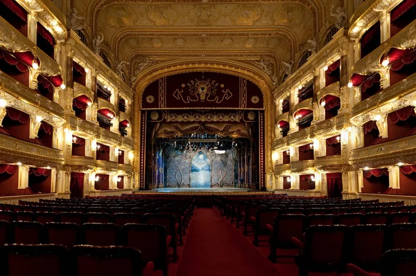 Auditório Teatro Ópera Balé Odessa Odesa Ucrânia — Fotografia de Stock