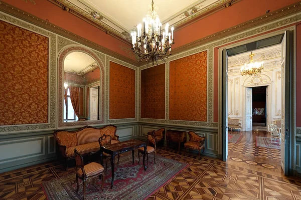 Wnętrze Pałacu Hrabiów Tołstoja Powszechnie Znany Jako Dom Naukowców Odessie — Zdjęcie stockowe