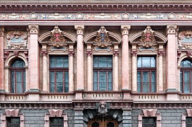 Bilim Adamları Evi üst düzey görünümü, Kont Tolstoy binasının sarayı, Odessa Ukrayna