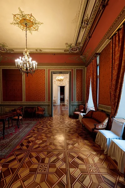 Wnętrze Pałacu Liczy Tołstoj Powszechnie Znany Jako Dom Naukowców Odessie — Zdjęcie stockowe
