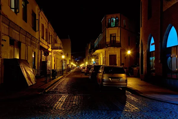 Night Scene Batumi City Georgia — Stock Photo, Image
