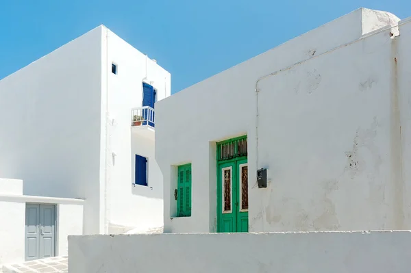 Naoussa Pueblo Paisaje Urbano Tradicional Isla Paros Cícladas Grecia —  Fotos de Stock