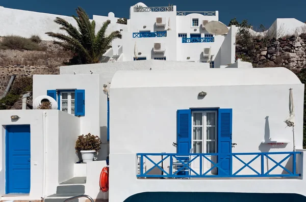 Imerovigli Stadsgezicht Het Eiland Santorini Griekenland — Stockfoto