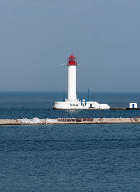 Ukrayna 'nın Odessa Körfezi' ndeki Vorontsov Deniz Feneri