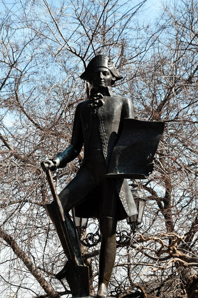 Jos de Ribas statue in Odessa in Ukraine
