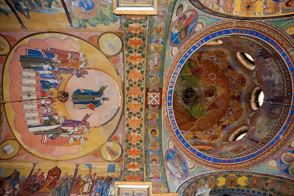 Basiliai Apák Kolostora Krisztus Szívének Templomával Zhovkván Ukrajnában — Stock Fotó