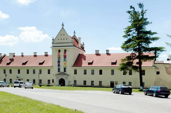 Medeltida Slott Zhovkva Stad Nära Lviv Ukraina — Stockfoto