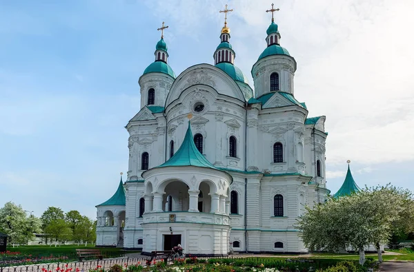 Die Geburtskathedrale Der Jungfrau Maria Kozelez Ukraine Stockbild