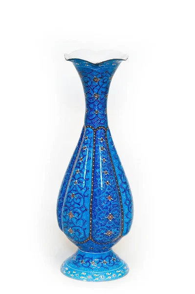 Blue Arabian Souvenir Ceramic Jug — Stock Photo, Image