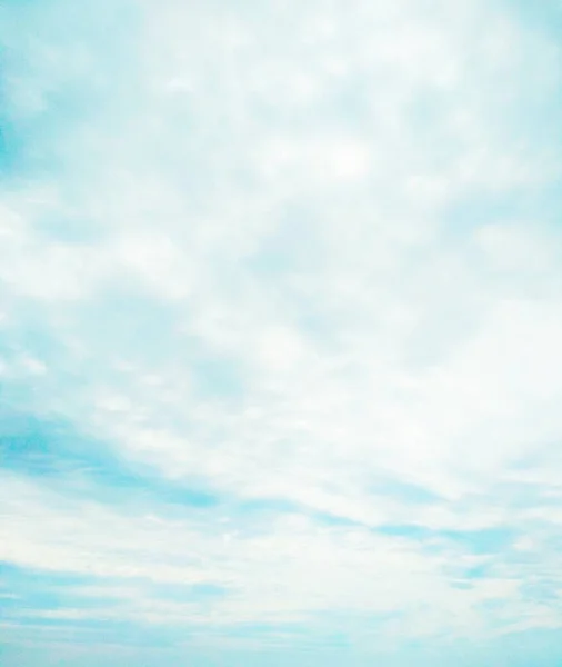 Cielo Cubierto Suaves Nubes Cirros — Foto de Stock