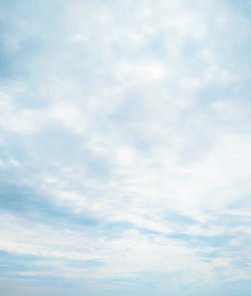 Cielo Cubierto Suaves Nubes Cirros — Foto de Stock