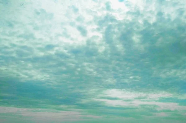 Sky Covered Soft Cirrus Clouds — Stock Photo, Image