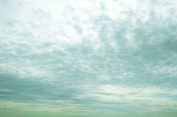 Sky Covered Soft Cirrus Clouds — Stock Photo, Image