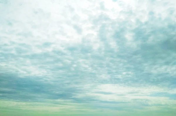 Sky Covered Soft Cirrus Clouds — Stock Photo, Image