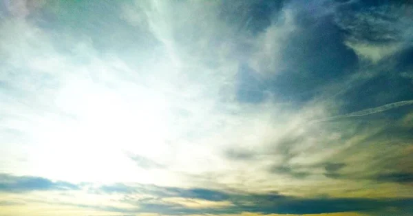 Sky Covered Soft Cirrus Clouds — Stock Photo, Image