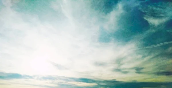 Sky Covered Soft Cirrus Clouds — Stock Photo, Image