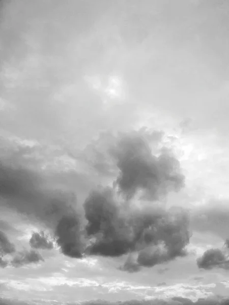 Natural Background Sky Covered Beautiful Clouds — Stock Photo, Image