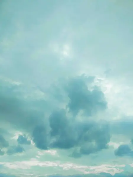 Natürlicher Hintergrund Himmel Mit Schönen Wolken Bedeckt — Stockfoto