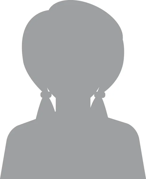 Dessiné Main Moderne Femme Avatar Icône Profil Icône Portrait Utilisateur — Image vectorielle