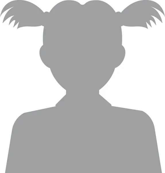 Dessiné Main Moderne Femme Avatar Icône Profil Icône Portrait Utilisateur — Image vectorielle