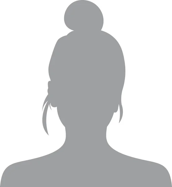 Ручной Рисунок Современная Иконка Женского Профиля Аватара Икона Портрета Значок — стоковый вектор