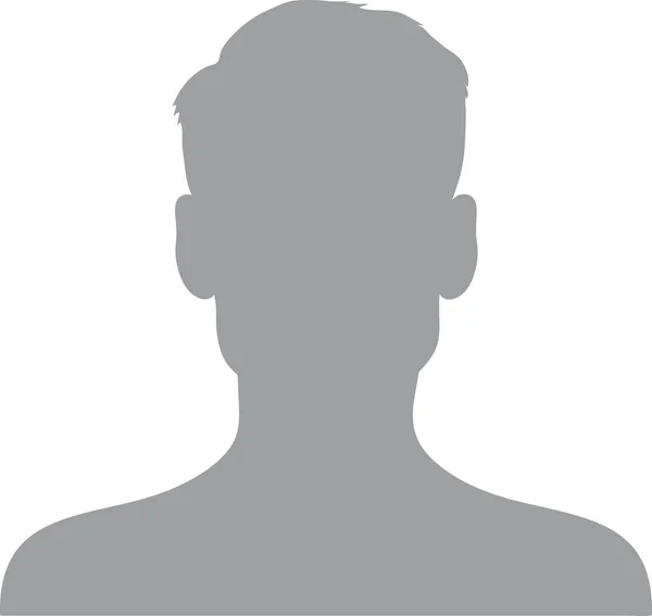 手書き 男性のアバタープロフィールアイコン または肖像アイコン ユーザーフラットアバターアイコン サイン プロフィール男性のシンボル — ストックベクタ