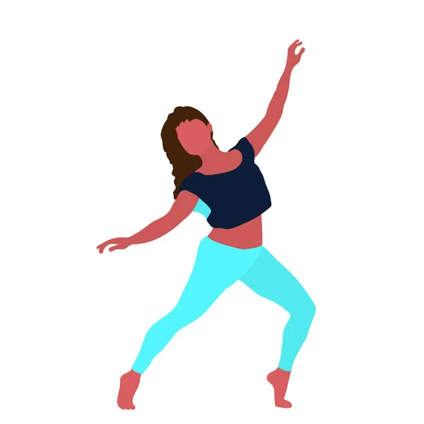 Συλλογή Κοριτσιών Που Χορεύουν Hip Hop Γυναίκες Χορευτές Διάνυσμα Περίγραμμα — Διανυσματικό Αρχείο