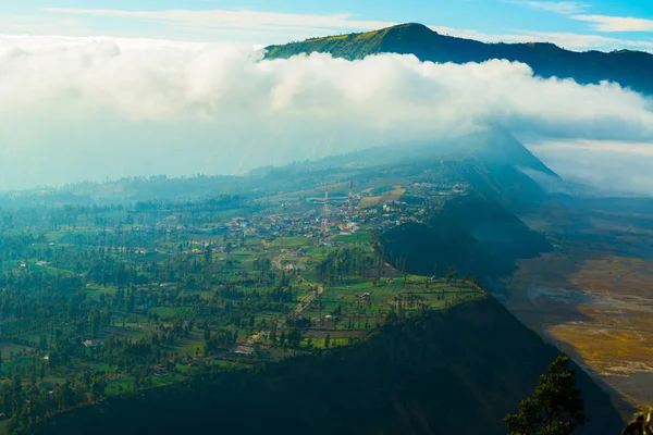 Das Dorf Der Nähe Von Mount Bromo Indonesien — Stockfoto