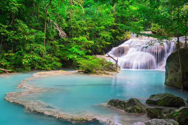 Cascadă Frumoasă Pădurea Tropicală — Fotografie, imagine de stoc