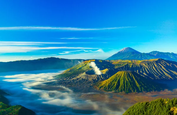 Vulkan Mount Bromo Indonesien — Stockfoto