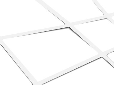 Beyaz arka plan web şekil tasarlamak paparcut tarzı ile illüstrasyon vektör