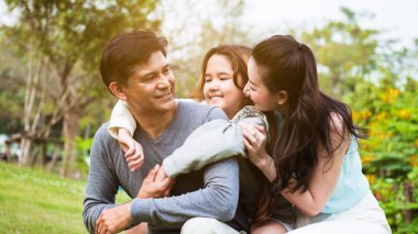 Mutlu aile gevşeme Park